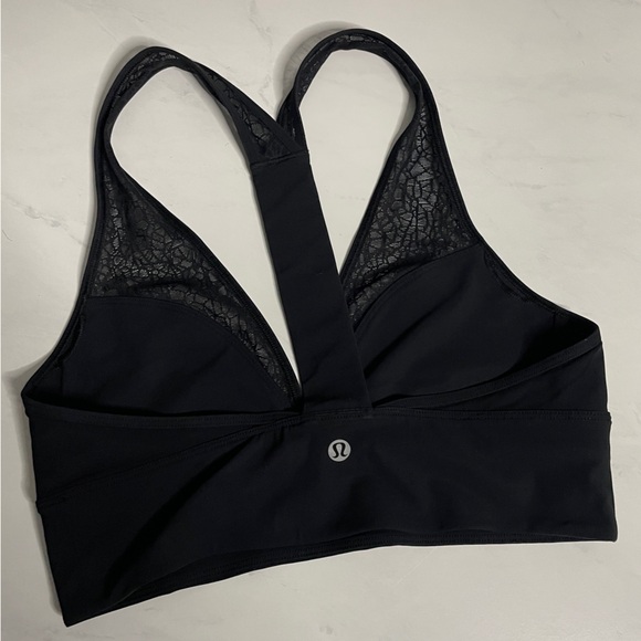 Lululemon Black Lace Bralette Size 6 - Picture 5 of 6